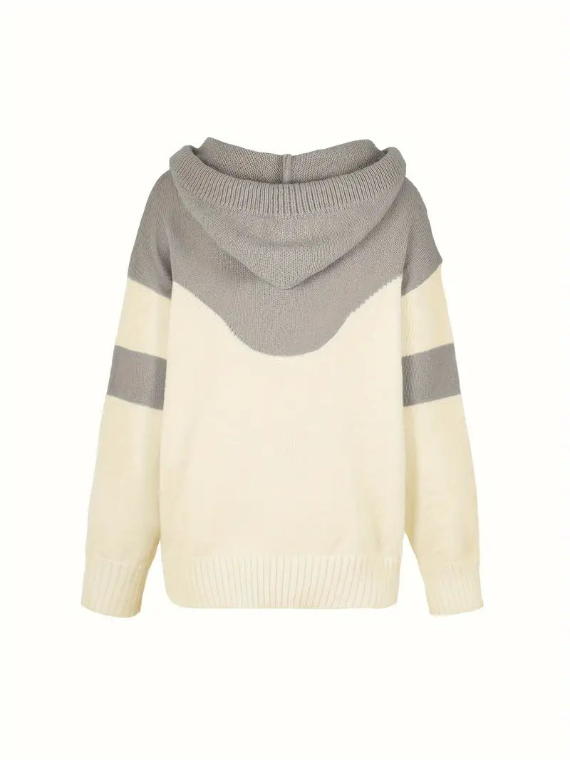Bellaso – lässiger farbblockpullover