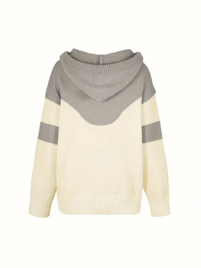 Bellaso – lässiger farbblockpullover