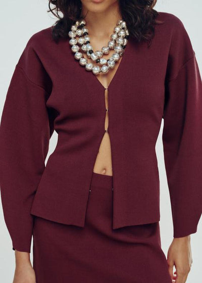 Bellaso - Gestrickte detailreiche Jacke