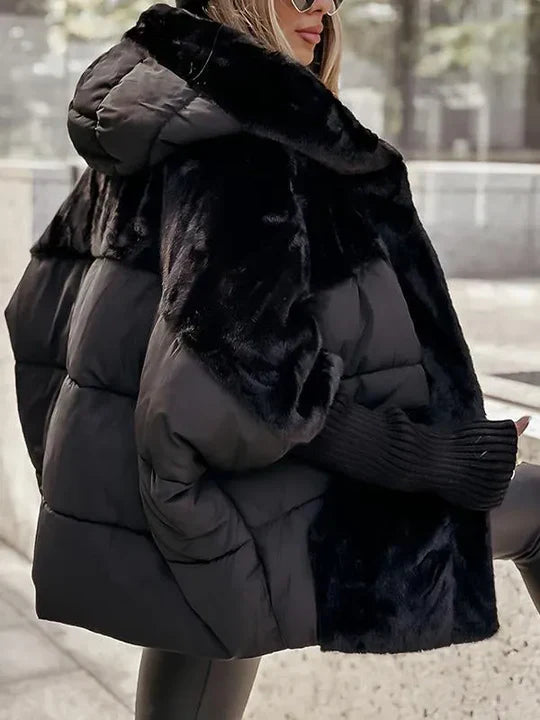Gabriela® | Luxuriöse Puffer-Jacke für Damen aus Kunstpelz