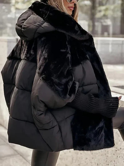 Gabriela® | Luxuriöse Puffer-Jacke für Damen aus Kunstpelz