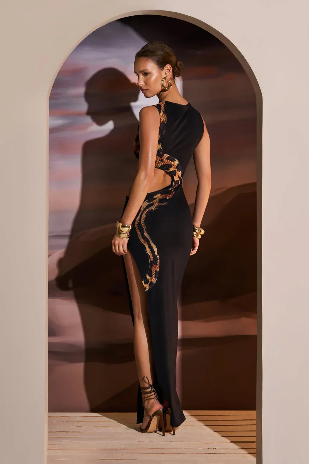 Bellaso - Elegante Split Maxi Kleid