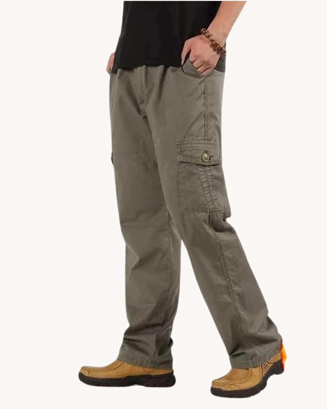 Adriel | Premium Fleece Comfort Herren Cargo Hose