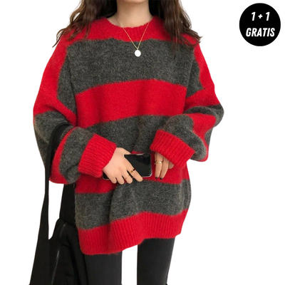 Bellaso - Französischer  Herbstpullover in zwei Farbstellungen