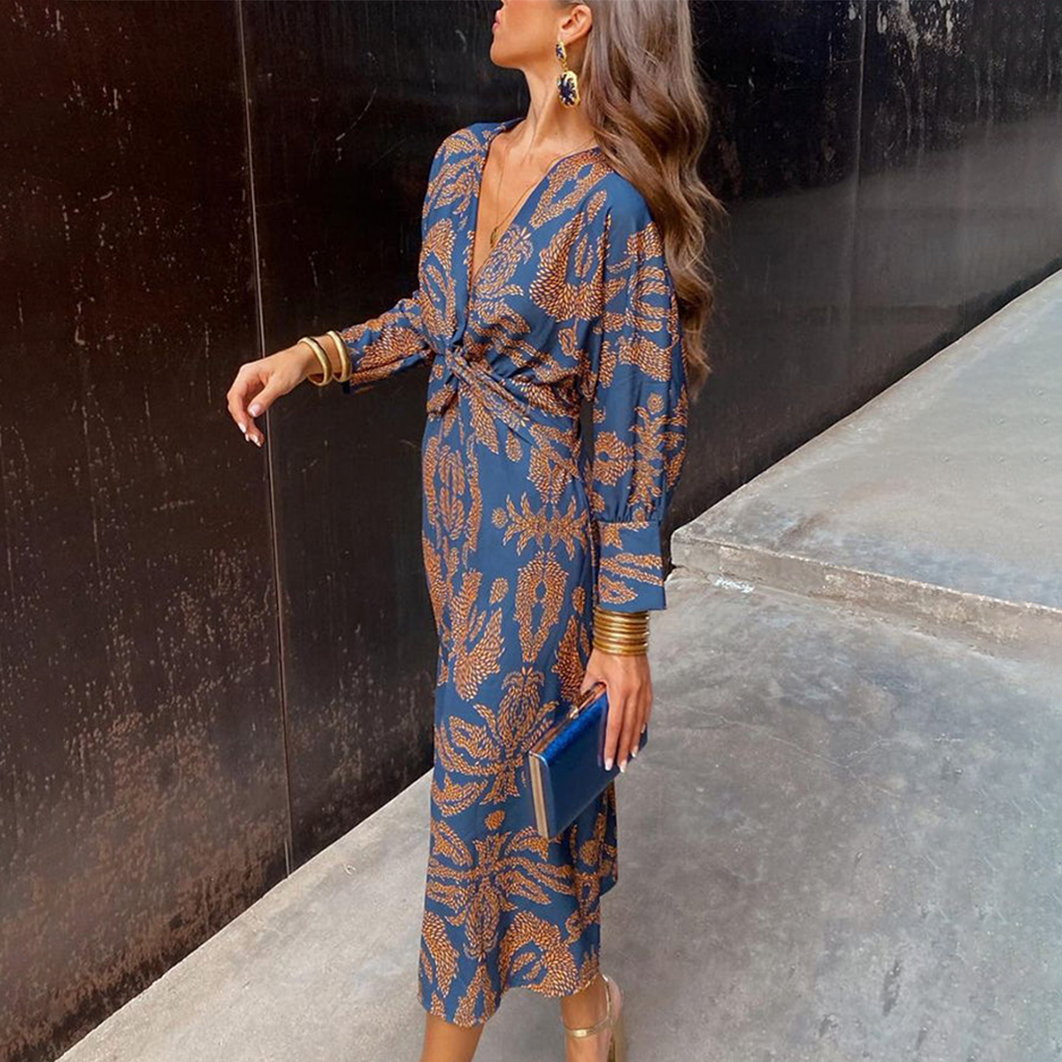 AutumnTrend® Lässiges Langarmkleid