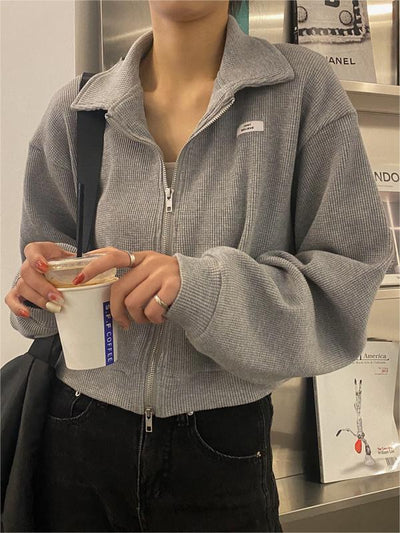 Bellaso - Charmanter, femininer Pullover mit Doppelreißverschluss| 1+1 GRATIS