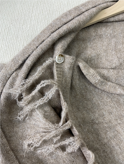 Bellaso Trend - Moderner Pullover mit langen Ärmeln und Schal