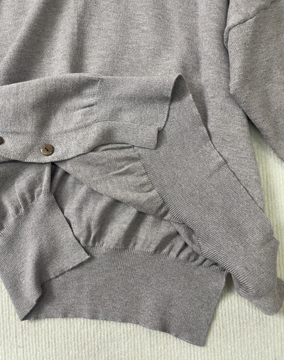 Bellaso Trend Grauer Langarmpullover