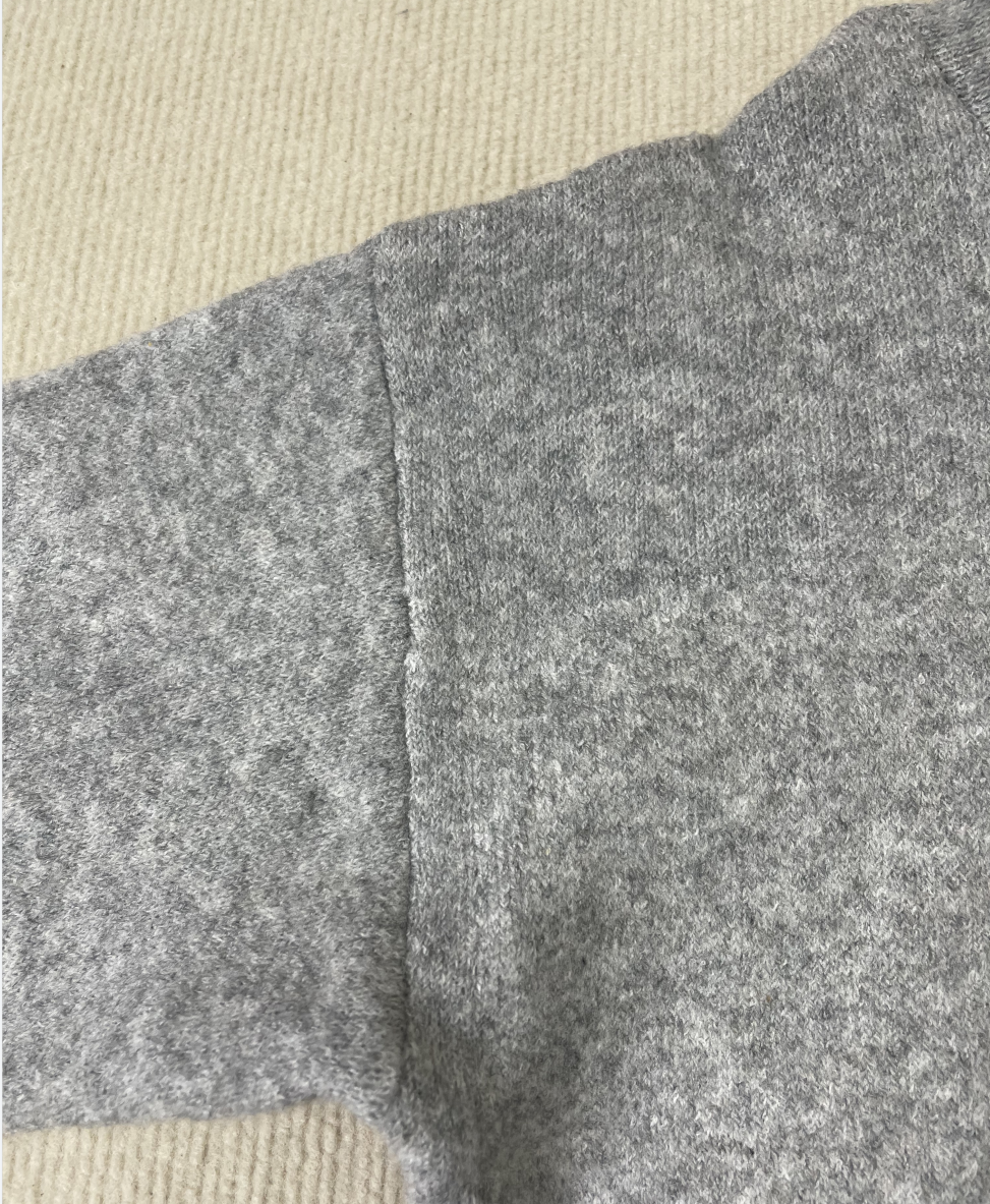 Bellaso Trend Hoodie mit Blumenmuster in Grau