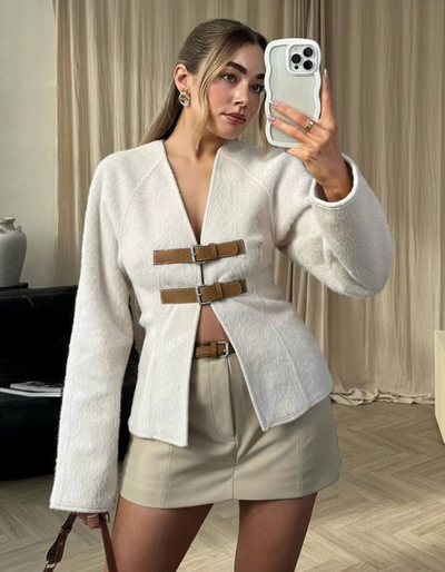 Bellaso - Elegante Träger Cardigan
