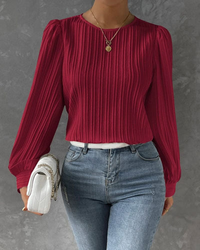 Bellaso - Olivia Bluse mit Laternenärmel