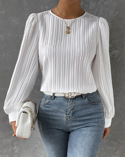 Bellaso - Olivia Bluse mit Laternenärmel