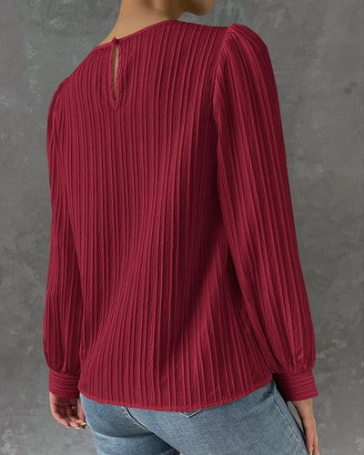 Bellaso - Olivia Bluse mit Laternenärmel