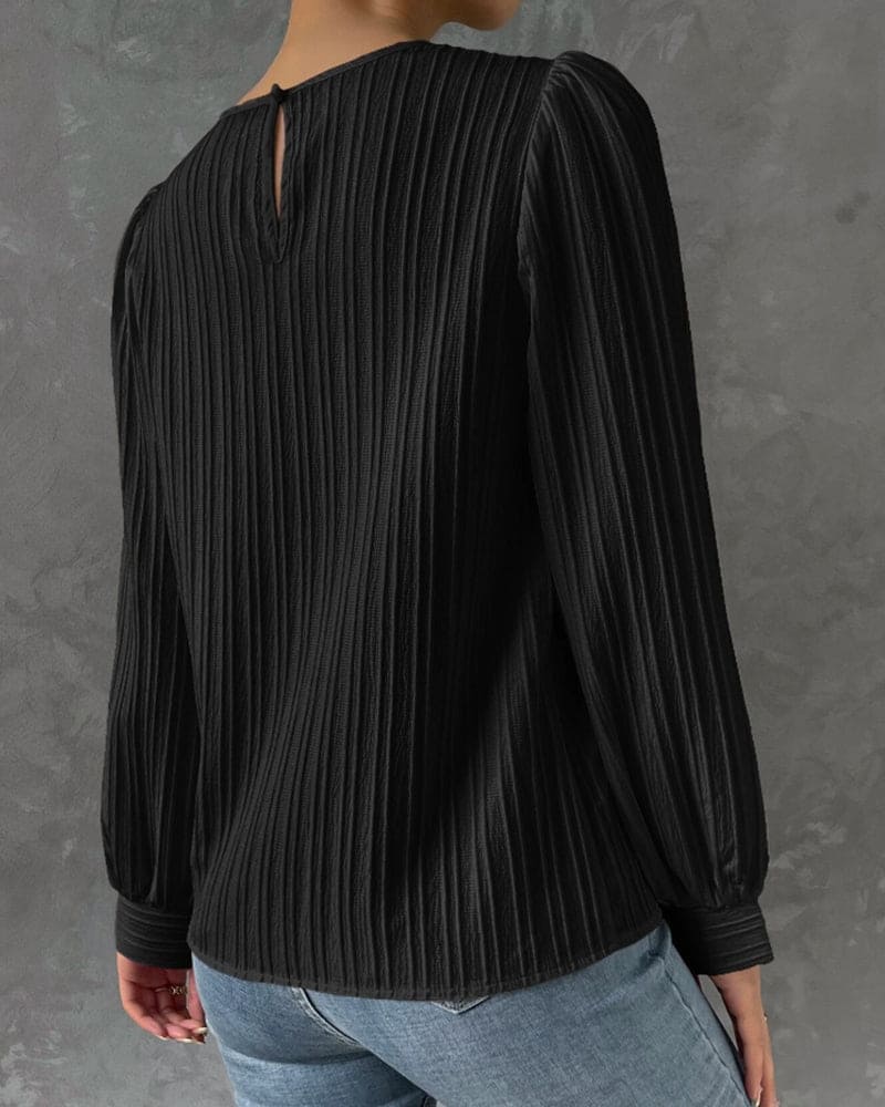 Bellaso - Olivia Bluse mit Laternenärmel