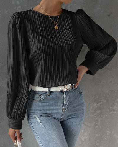 Bellaso - Olivia Bluse mit Laternenärmel