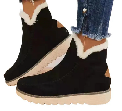 Bellaso - Damenstiefel aus Plüsch-Schafsfell