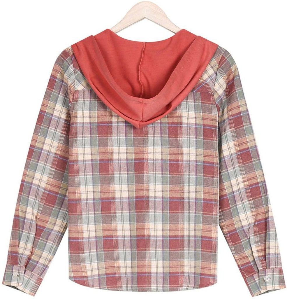 Bellaso Trend -Layla-inspirierter Kapuzenpullover mit Knöpfen