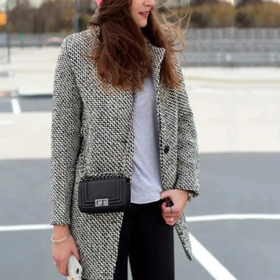 Bellaso | Lange Wolljacke Mantel