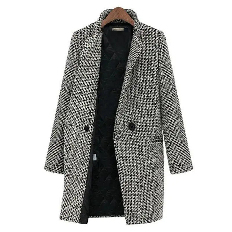 Bellaso | Lange Wolljacke Mantel