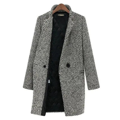 Bellaso | Lange Wolljacke Mantel