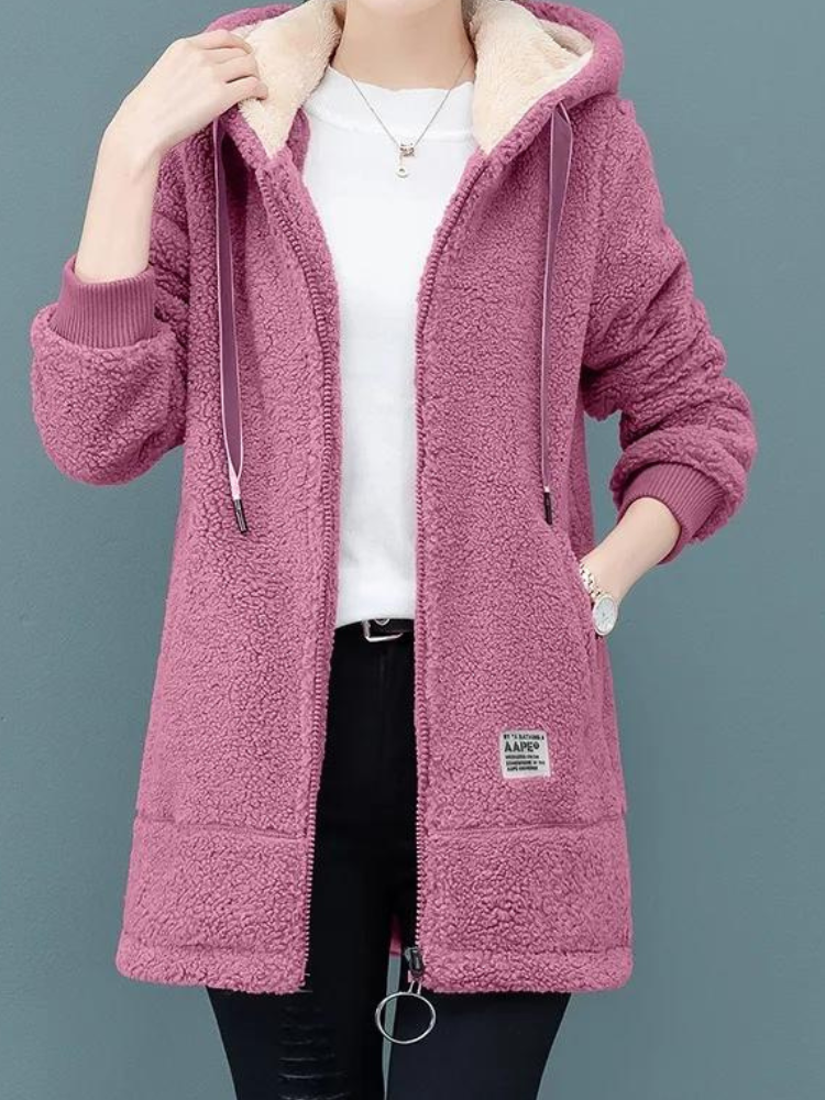 Bellaso Plüsch-Pullover - Rubi