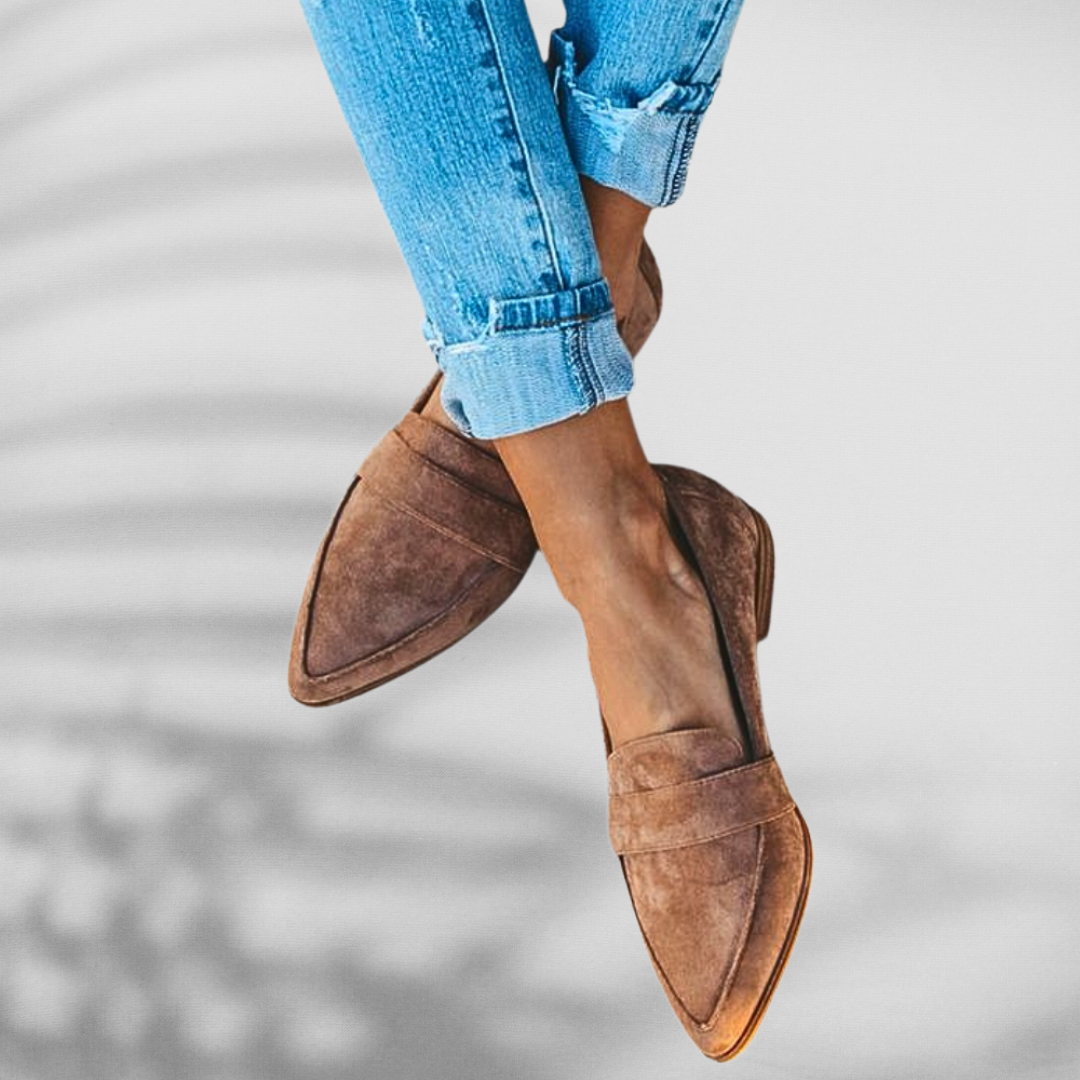 Malina | Spitz zulaufende Loafer flach