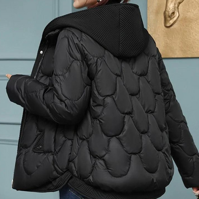 Bellaso - elegante italienische Daunenjacke mit Kapuze für Frauen