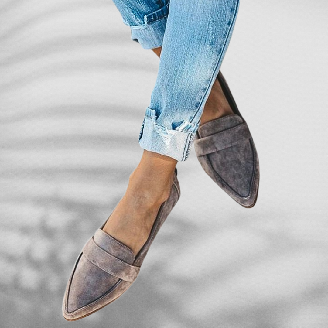Malina | Spitz zulaufende Loafer flach