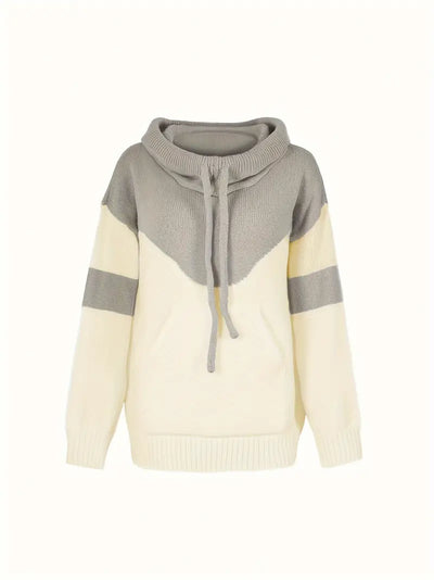 Bellaso – lässiger farbblockpullover