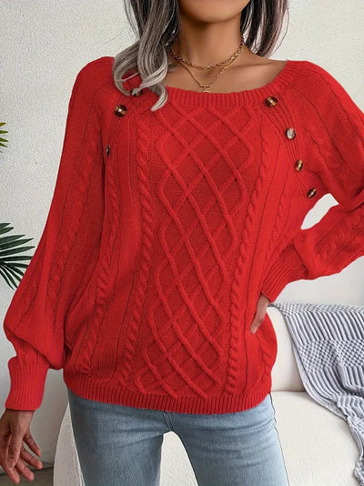 Bellaso – lässiger pullover mit rundhalsausschnitt