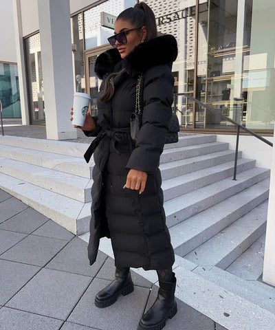 Carmen® | Schicker Damen-Wintermantel mit Pelzkragen