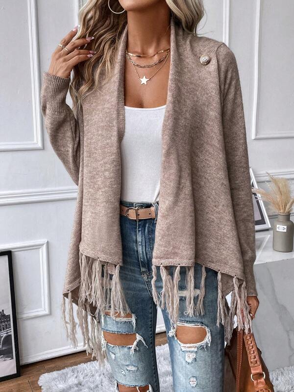 Bellaso Trend - Moderner Pullover mit langen Ärmeln und Schal
