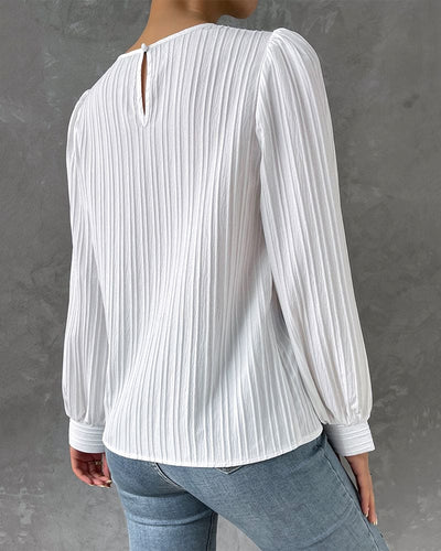 Bellaso - Olivia Bluse mit Laternenärmel