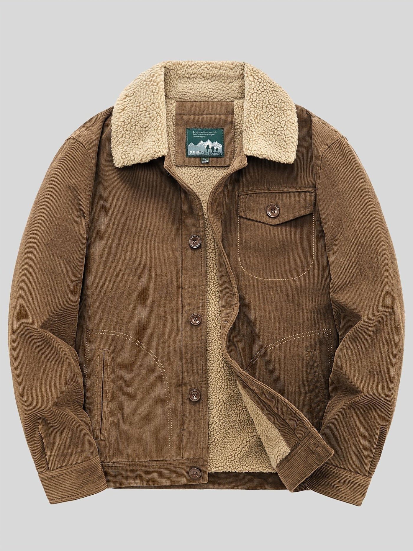 Schneider Mode | Outdoor jacke mit knopfleiste herren warm