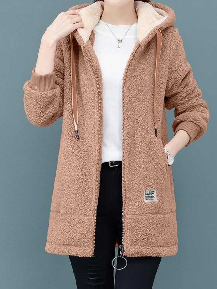 Bellaso Plüsch-Pullover - Rubi