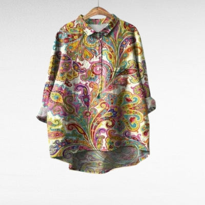 Agatha | Elegante Polyester Vintage Bluse