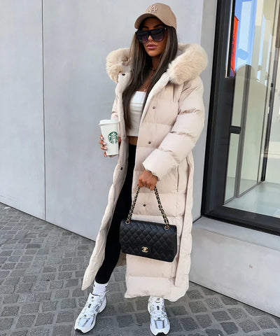 Carmen® | Schicker Damen-Wintermantel mit Pelzkragen