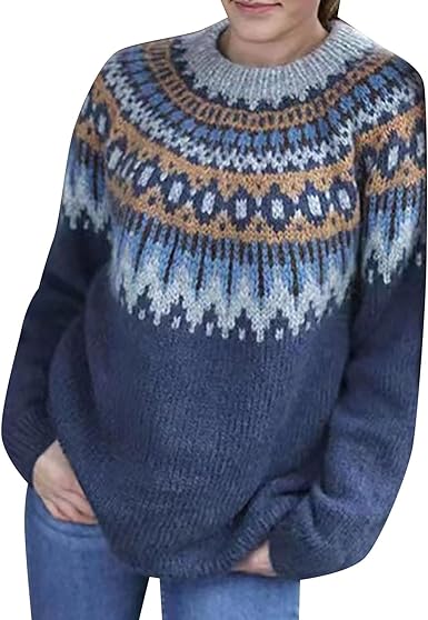 Bellaso -  Hinreißender gemusterter Pullover