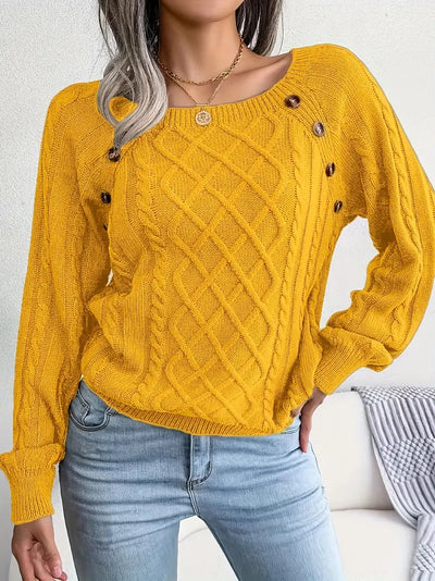 Bellaso – lässiger pullover mit rundhalsausschnitt