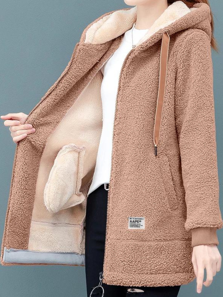 Bellaso Plüsch-Pullover - Rubi