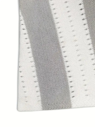 Bellaso – gestreifter pullover mit v-ausschnitt