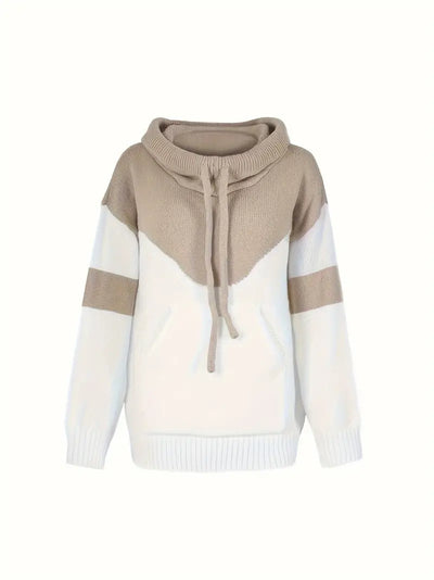 Bellaso – lässiger farbblockpullover