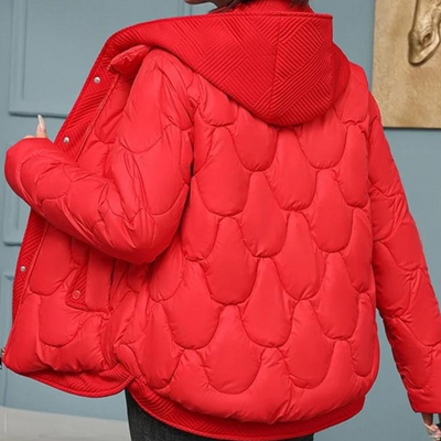 Bellaso - elegante italienische Daunenjacke mit Kapuze für Frauen