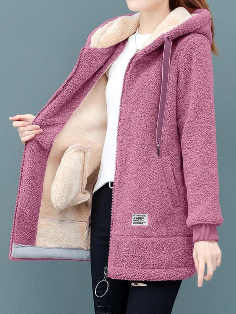 Bellaso Plüsch-Pullover - Rubi