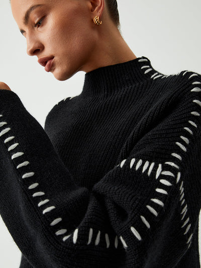 Schneider Mode | Mode Locker gestrickter Pullover in Übergröße