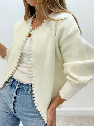 Bellaso - Schicker Perlen Cardigan