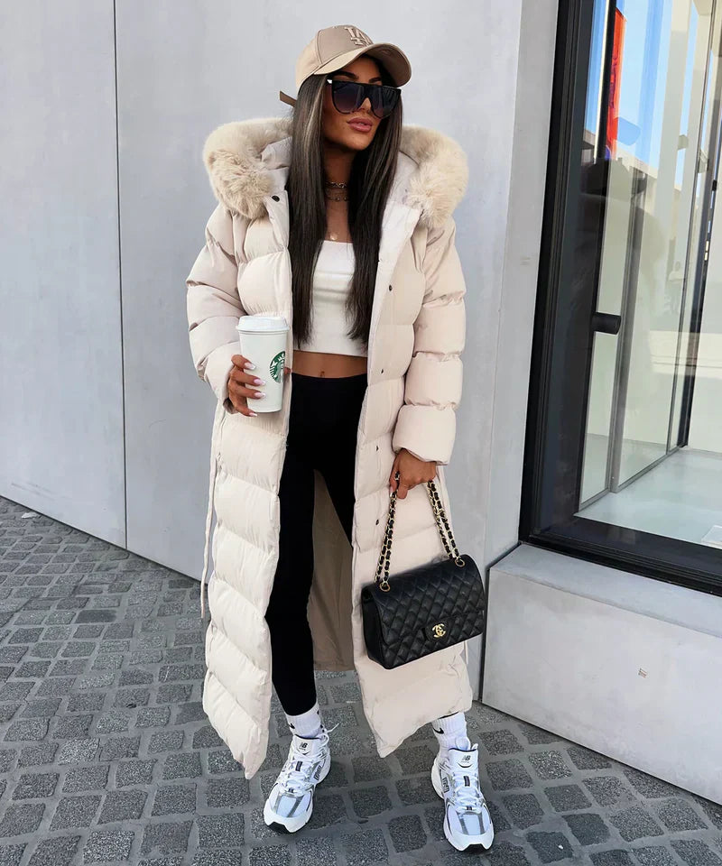 Carmen® | Schicker Damen-Wintermantel mit Pelzkragen