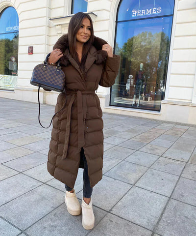 Carmen® | Schicker Damen-Wintermantel mit Pelzkragen