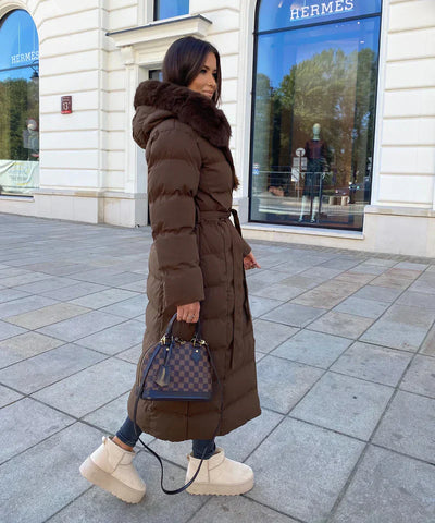 Carmen® | Schicker Damen-Wintermantel mit Pelzkragen