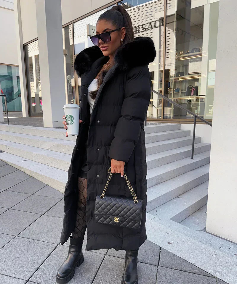 Carmen® | Schicker Damen-Wintermantel mit Pelzkragen